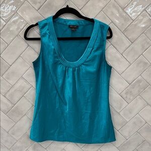 Spense Turquoise Sleeveless Tank Top